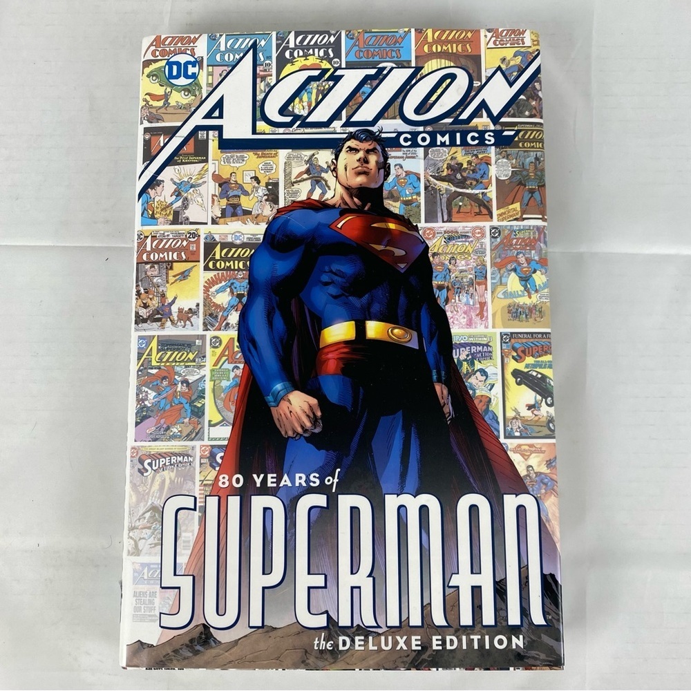 DC Action Comics 80 Years of Superman Deluxe Edition Hardcover Book